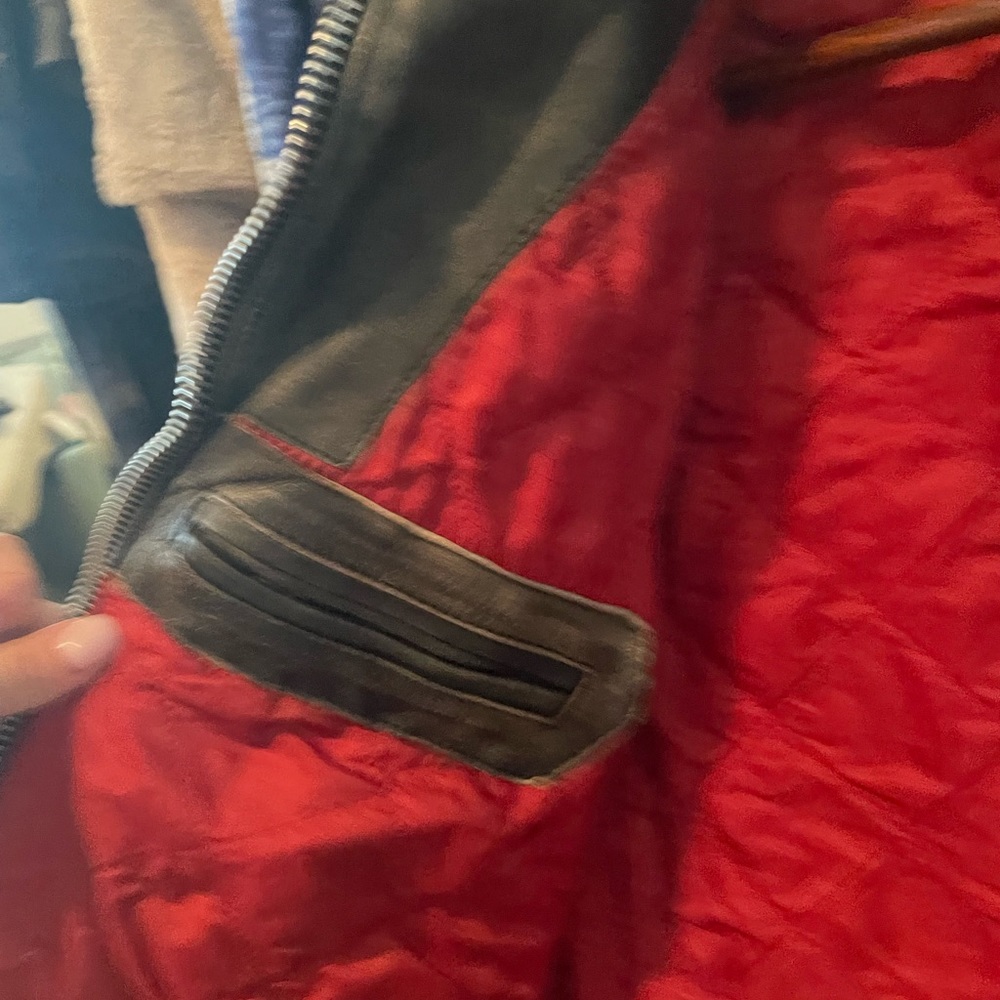CLASSIC LUXE vintage leather motorcycle Sz 8-10/ M by Italian label Golden Goose - Picture 3 of 9
